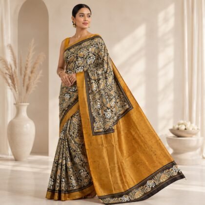 Traditional heritage silk saree for women